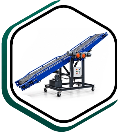 Customized conveyor loader for industrial material handling